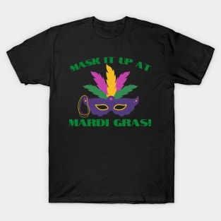 Mask It Up at Mardi Gras 2021 Carnival T-Shirt